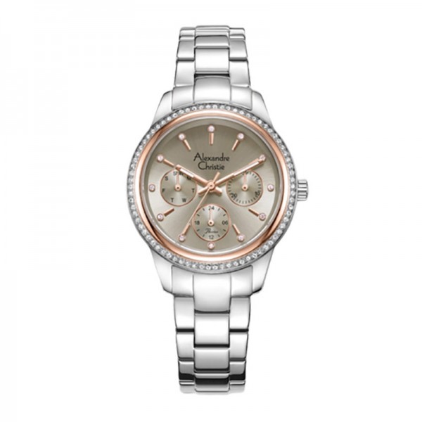 Alexandre Christie AC 2A62 Silver Grey Rosegold BFBSSGRRG